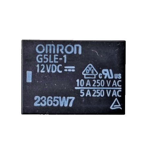 Omron G5LE-1 12VDC Power Relay 12VDC 10A SPDT General Purpose PCB Power Relay