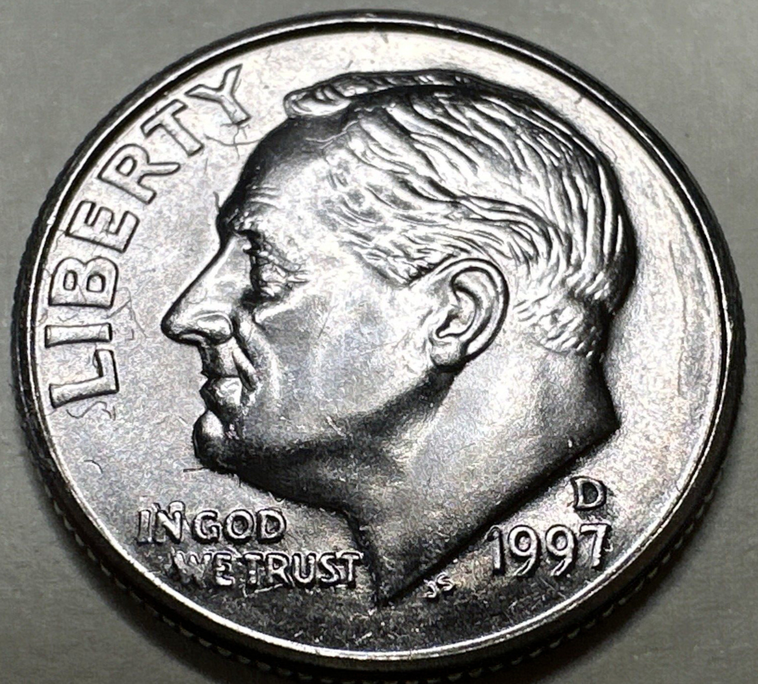 1997 D Roosevelt Dime 10C 7829N