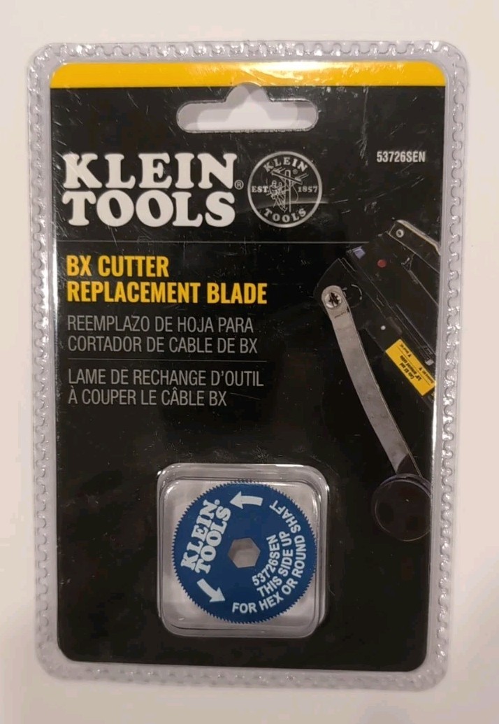 Klein Tools 53726SEN BX Cutter Replacement Blade Wheel for 53725/53725-SEN NEW