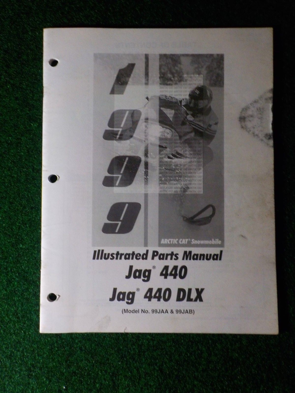 1999 Arctic Cat Snowmobile Illustrated Parts Manual Jag 440 & DLX 99JAA 99JAB