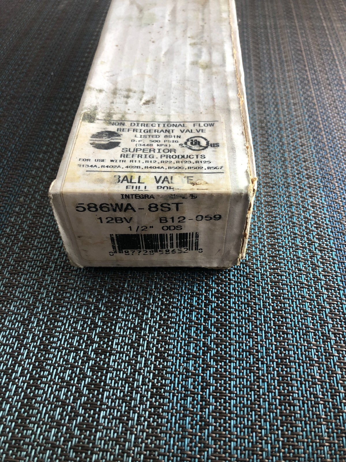 Superior 586WA-8ST Refrigerant Valve NEW!