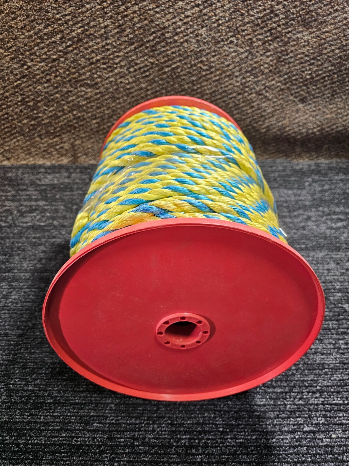 Ideal 1/2" Diameter X 600 Ft Long Pro-Pull Polypropylene Rope Blue/Yellow 31-850