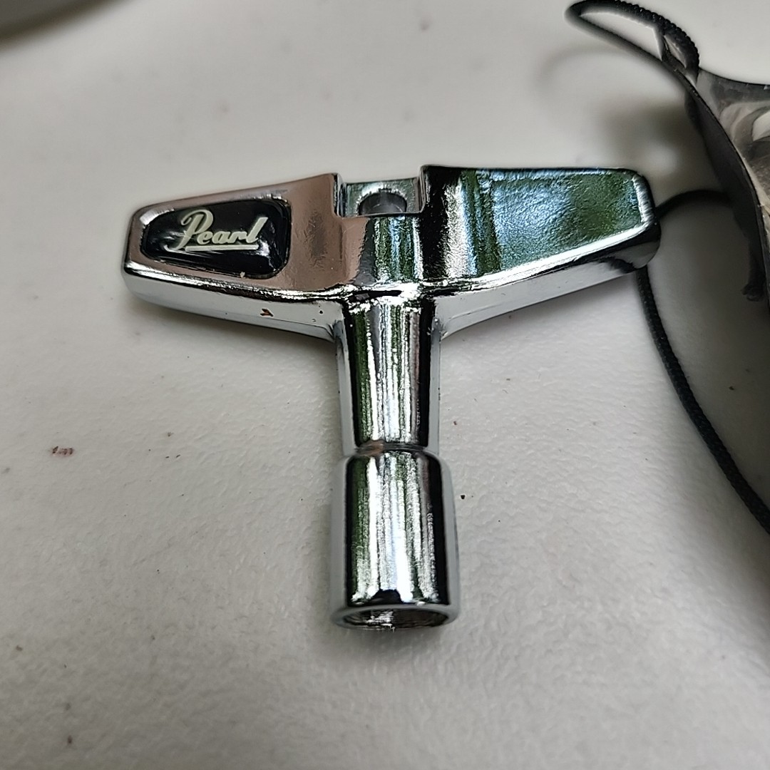 PEARL DRUM TUNING KEY w/ Packaging - CHROME