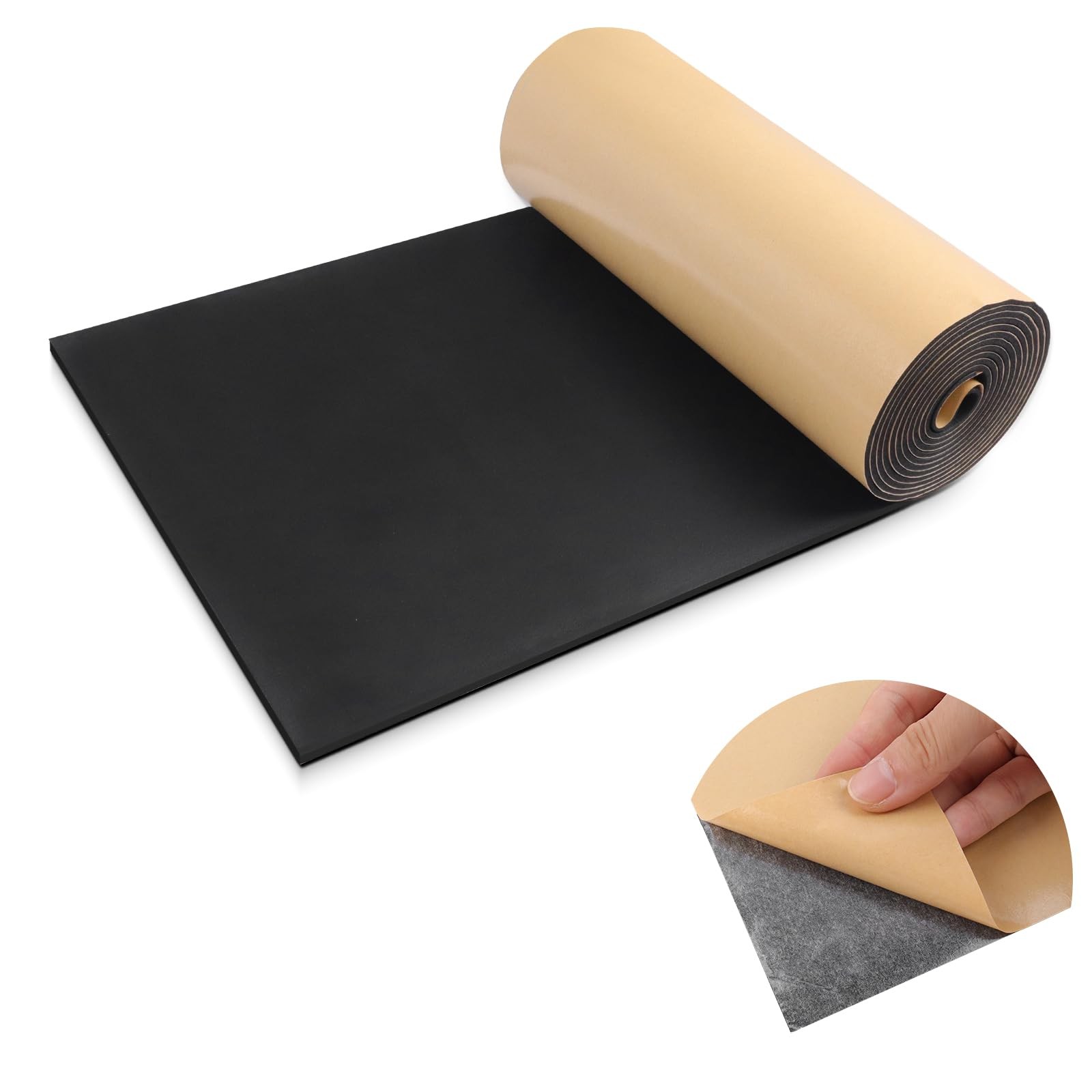 Sponge Neoprene Foam Padding Rubber Sheets with Adhesive Foam Sheet Closed Ce...