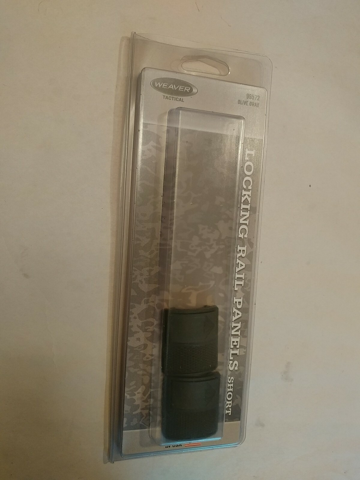 Weaver Tactical Locking Rail Panel -  short - olive drab 99572 made in USA