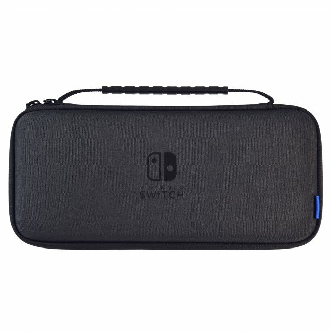 HORI Official Slim Tough Pouch Case for Nintendo Switch & Switch OLED Black