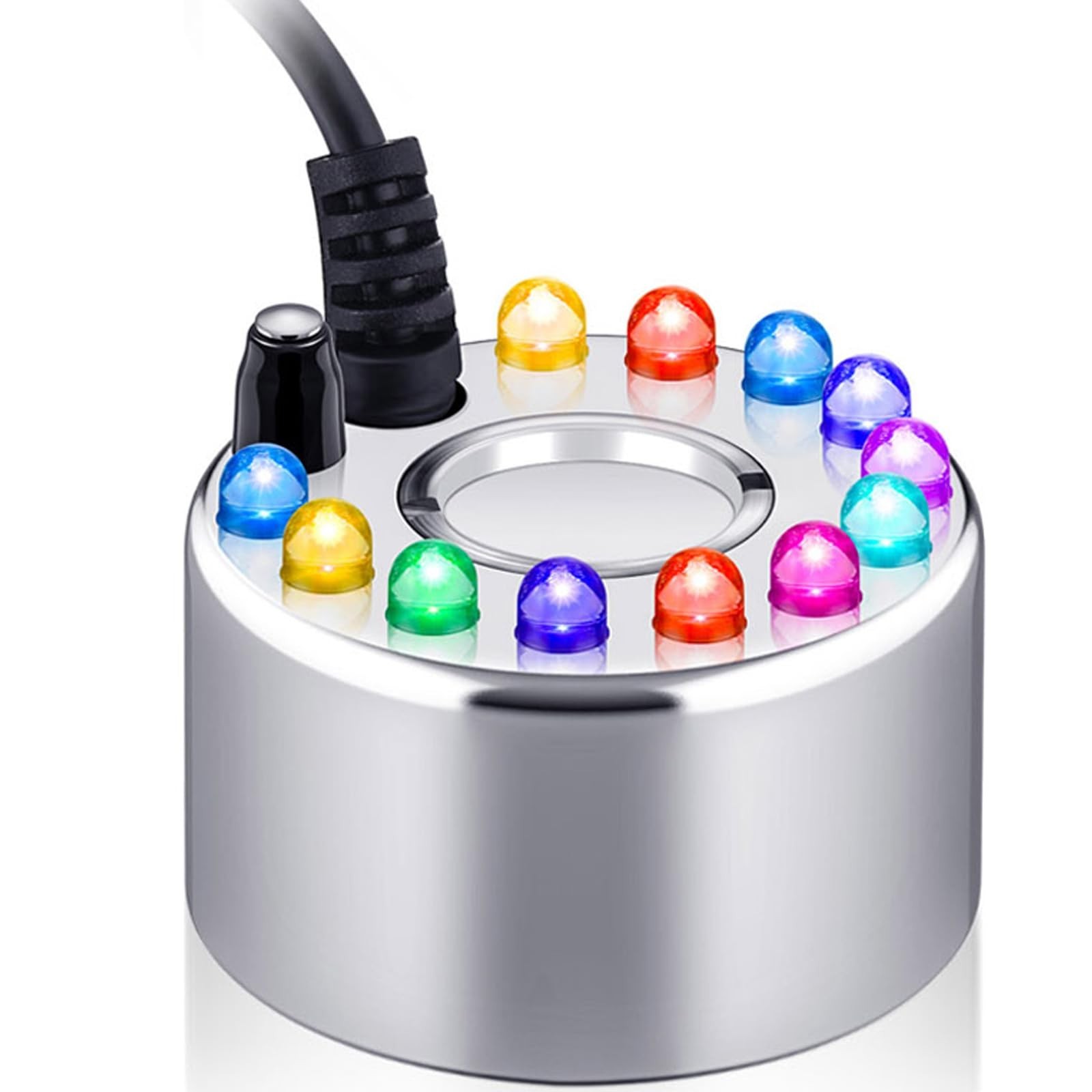 LED Fog Machine Party Halloween Effect with Flashing Lights Indoor Outdoor NEW