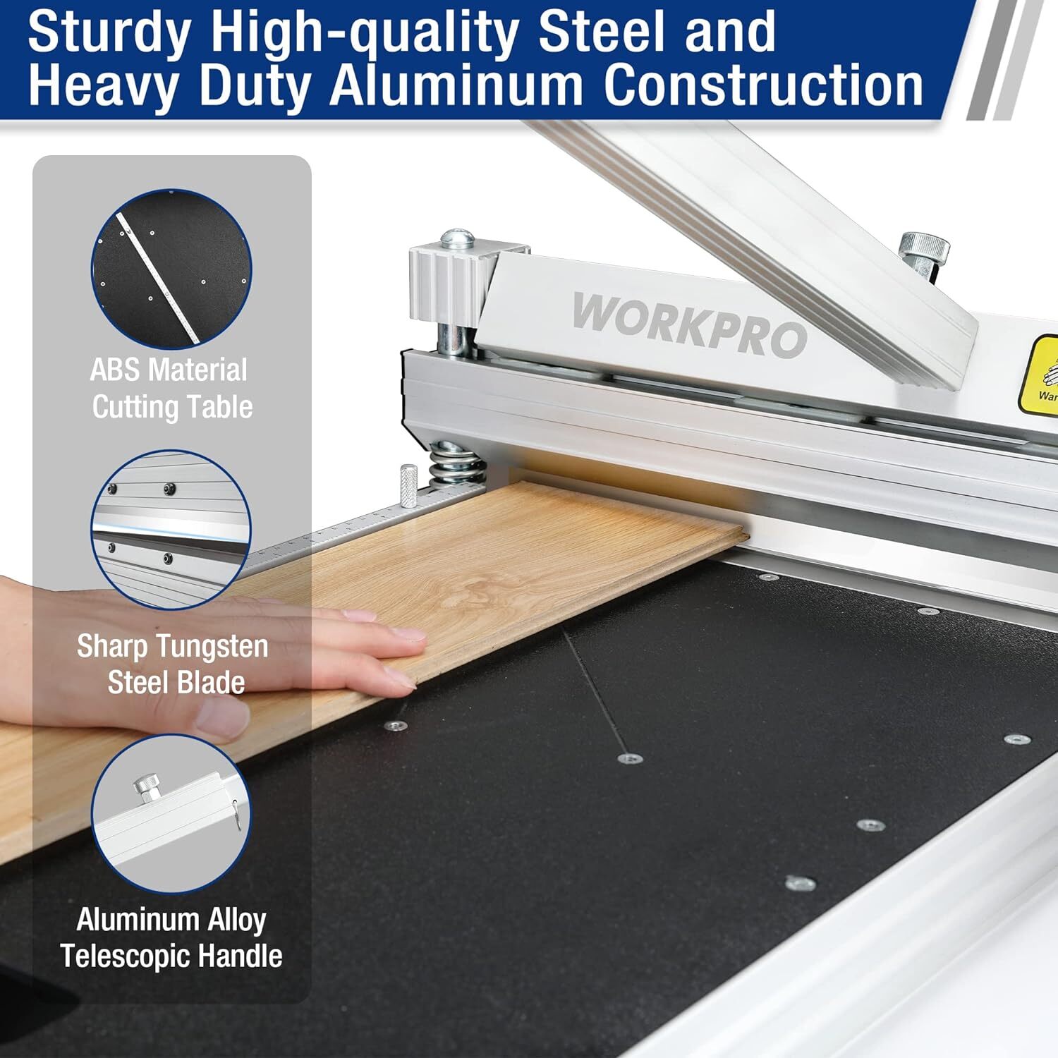 WORKPRO 13" Flooring Cutter with Flooring Installation Tool Kit Multi-layer NEW