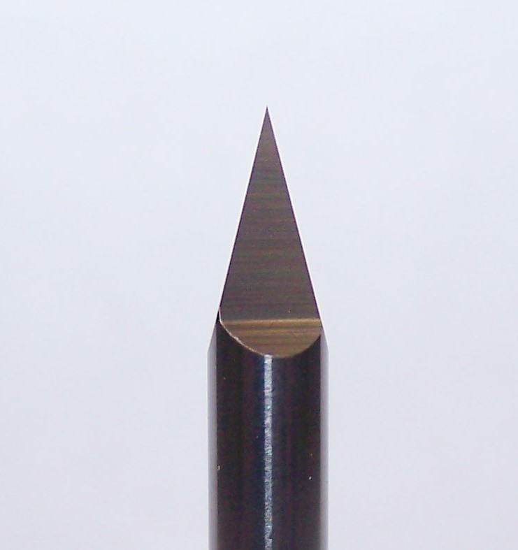 45 DEGREE 1/8" CARBIDE ENGRAVING SPADE TOOL - SPD1250-045