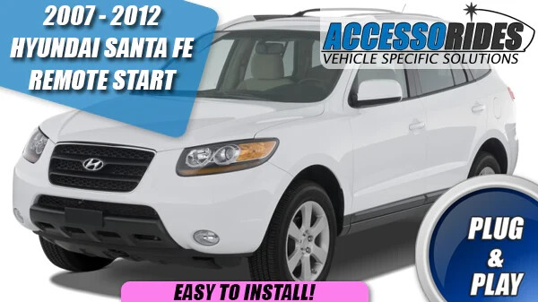 Fits: 2007 - 2012 HYUNDAI SANTA FE KEY REMOTE START PLUG AND PLAY CAR STARTER