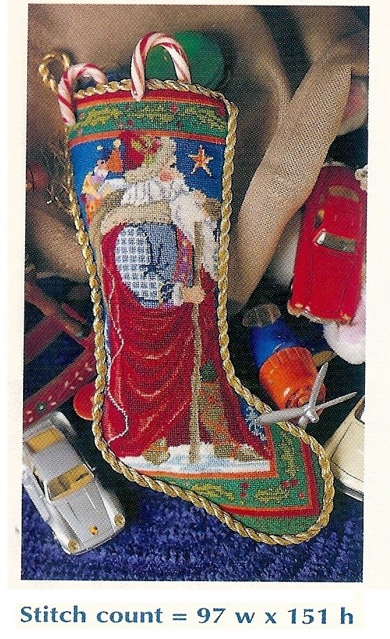 FATHER FROST FOR  STOCKING  CROSS STITCH  PATTERN ONLY    PY - EEUV
