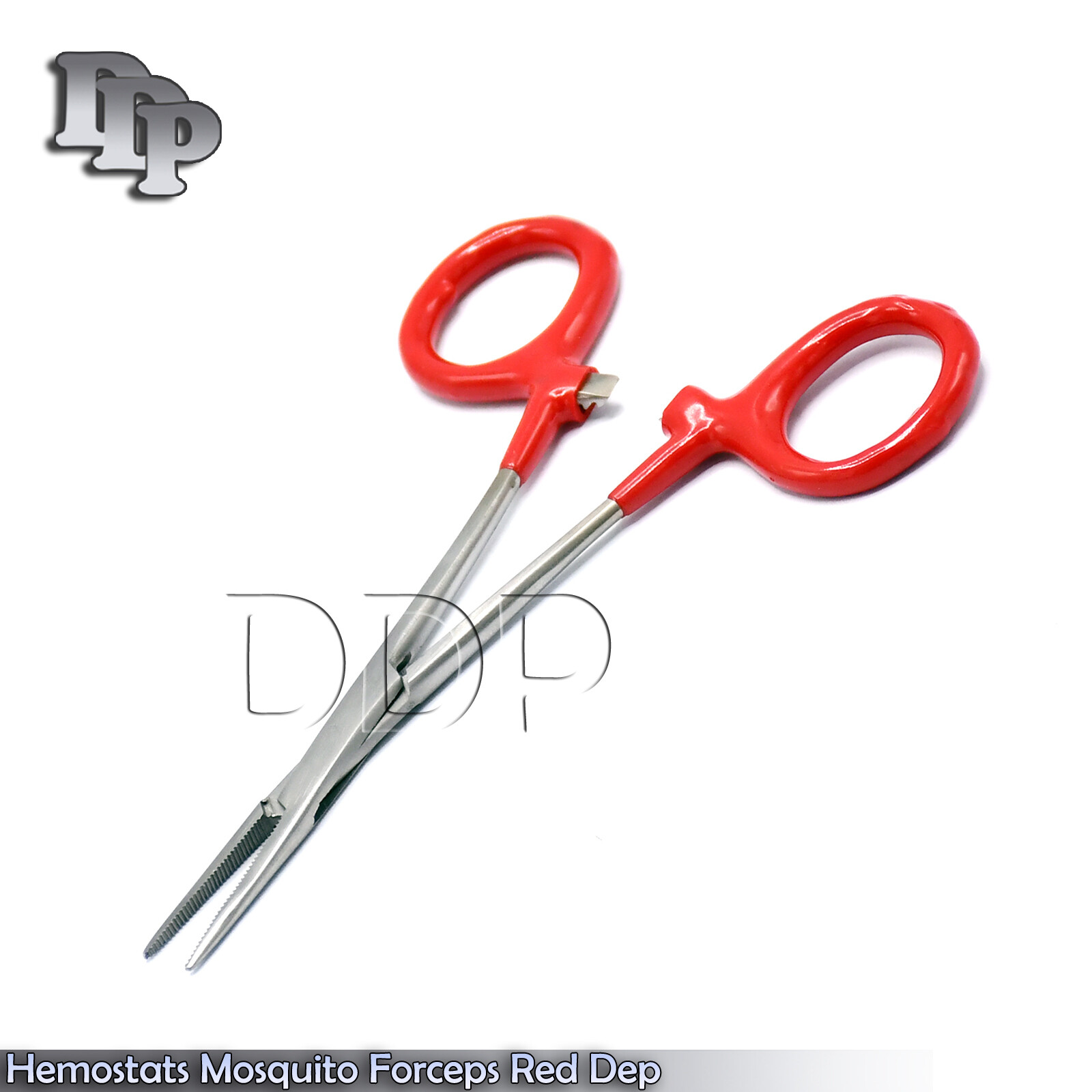 Hemostats Mosquito Forceps Surgical Instruments, Red Dep Handle 3.5" Straight