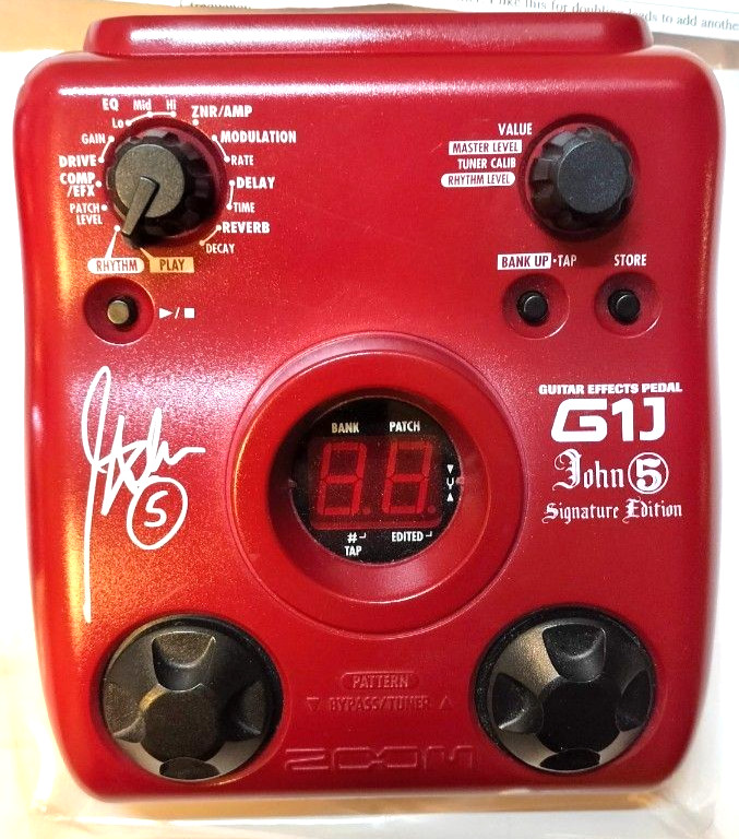ZOOM John-5 Guitar Multi Effects Pedal G1J Marilyn Manson