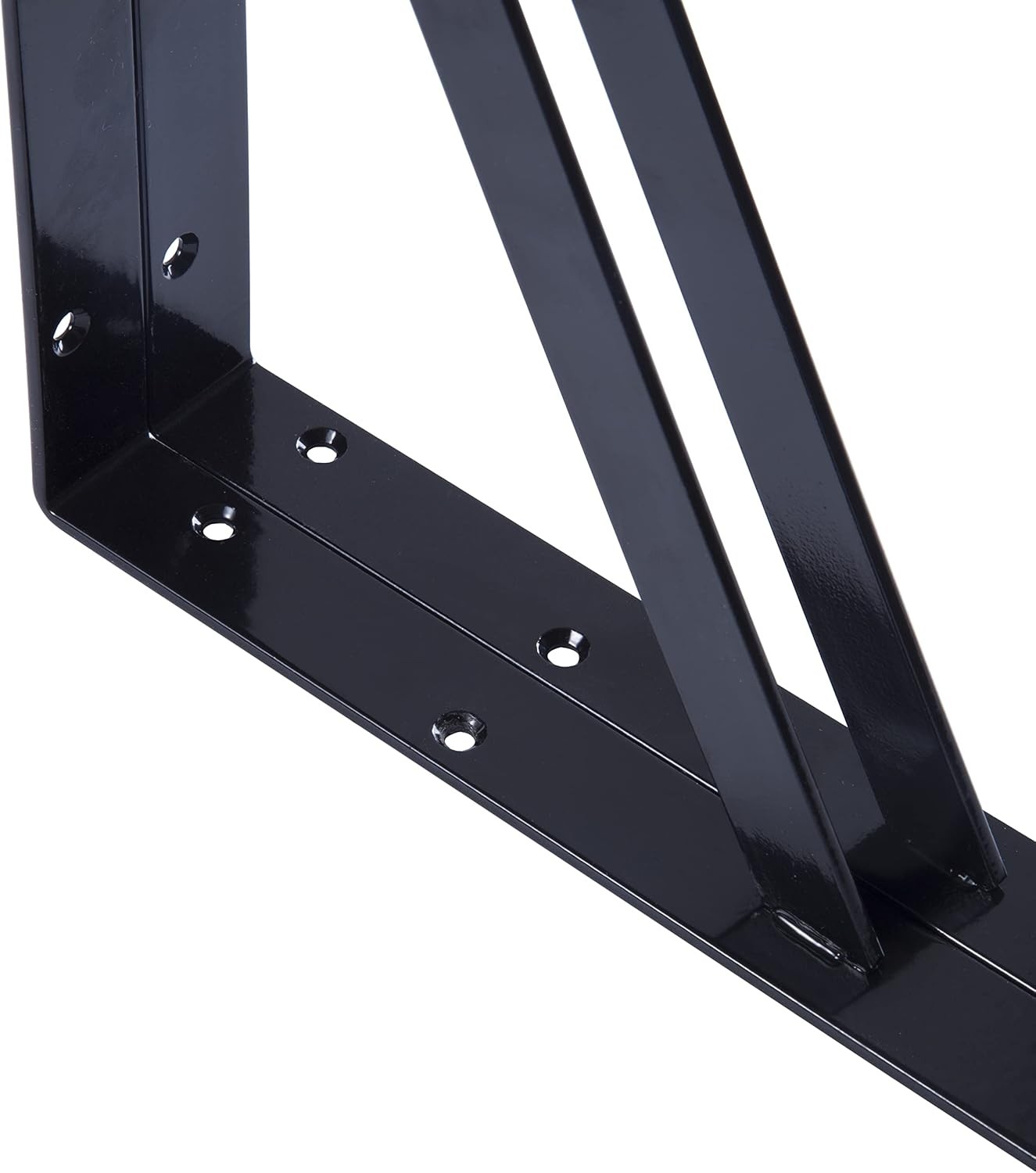 4-Pack 12 Inch Heavy Duty Shelf Brackets, Large Wall Bracket for Garage
