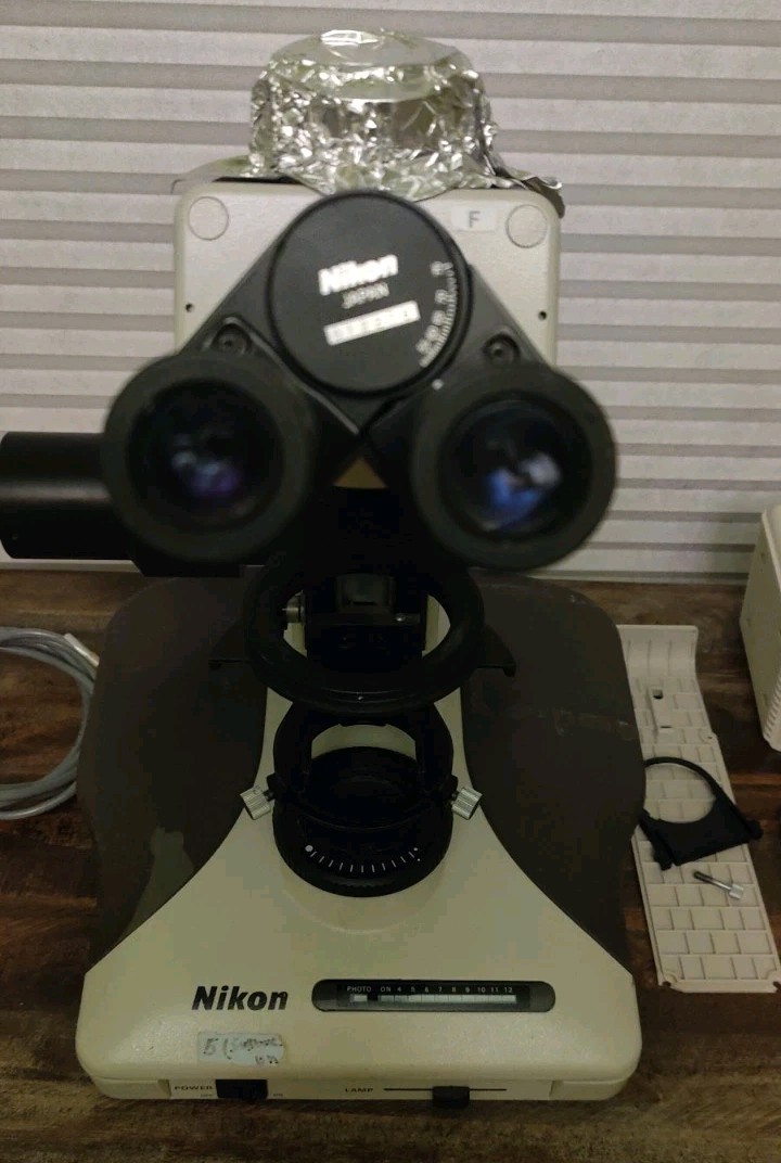 Nikon Optiphot 2 Trinocular Microscope (for parts)