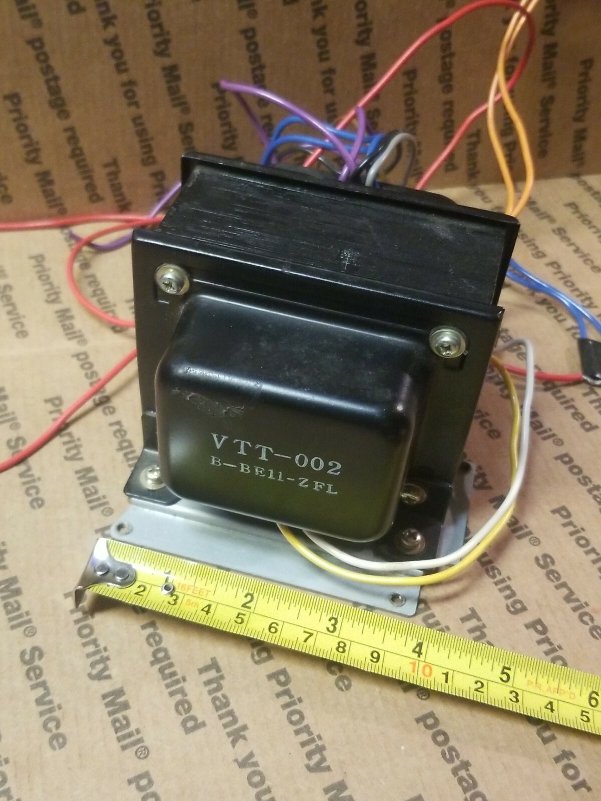 large vintage amplifier power transformer 7 LBS - MODEL VTT 002 B-BE11-ZFL