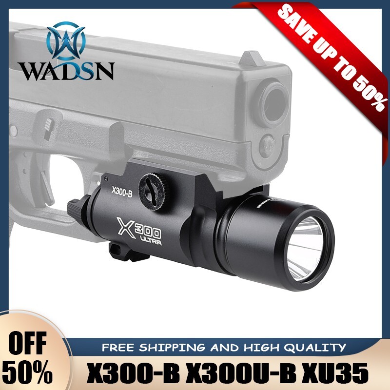 Metal Tactical X300U-B Weaponlight Rifle Hunting Flashlight Fit 20mm Rail US