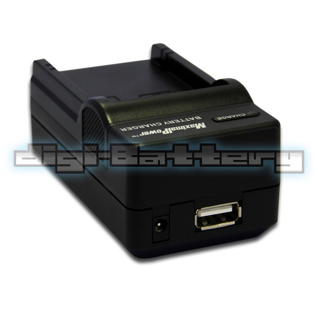 Charger For Panasonic DMW-BLC12, 8.4V, USA AC plug, with USB output port