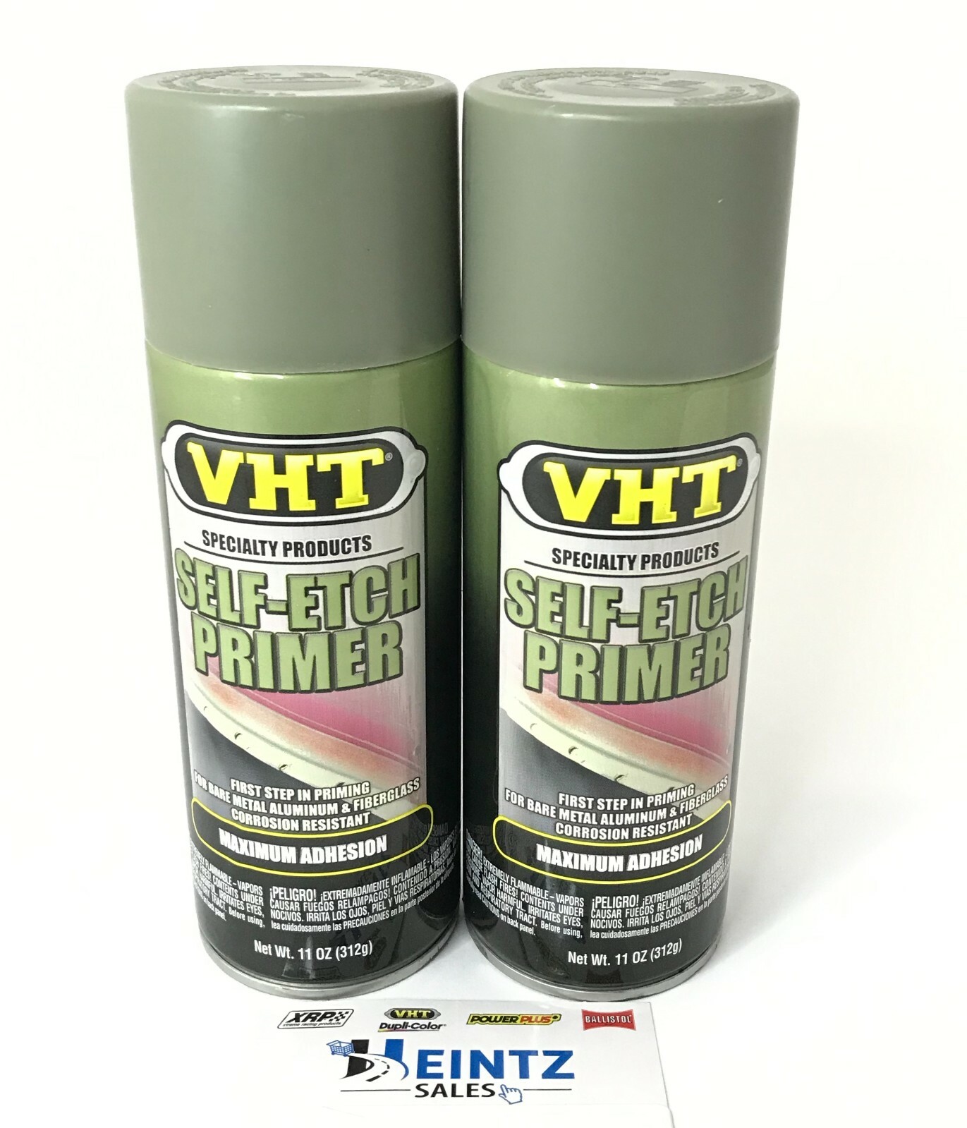 VHT SP307-2 PACK High Performance Self-Etching Primer - Fast Drying - 11 oz