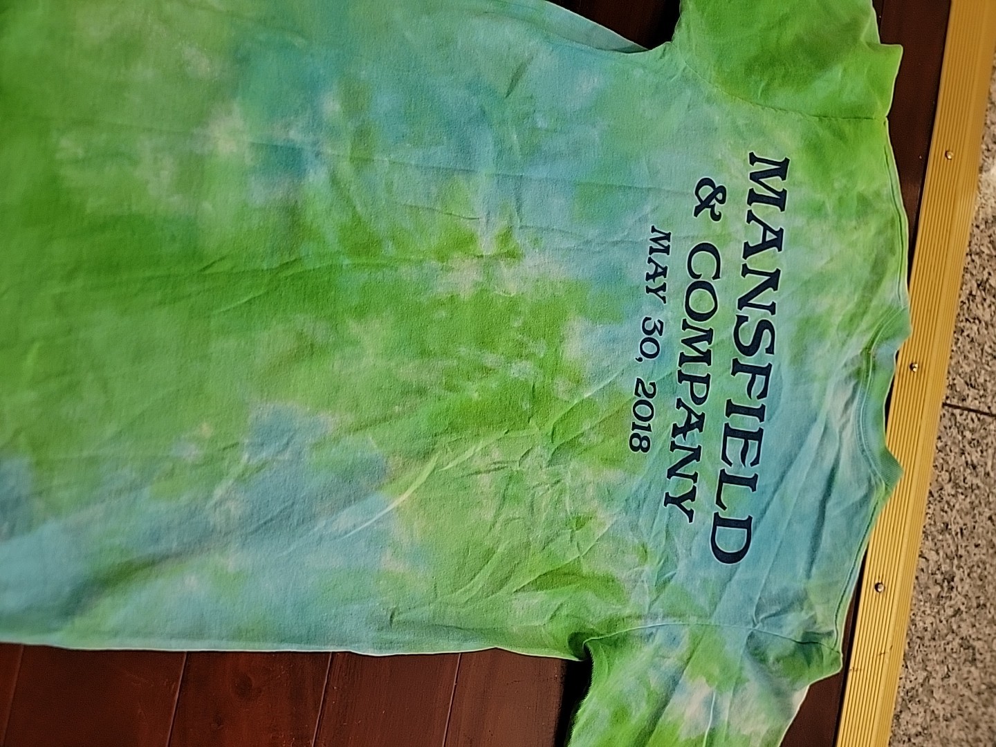 Grateful Dead and Company 2018 tie-dye tour shirt Mansfield Medium Rock Roll
