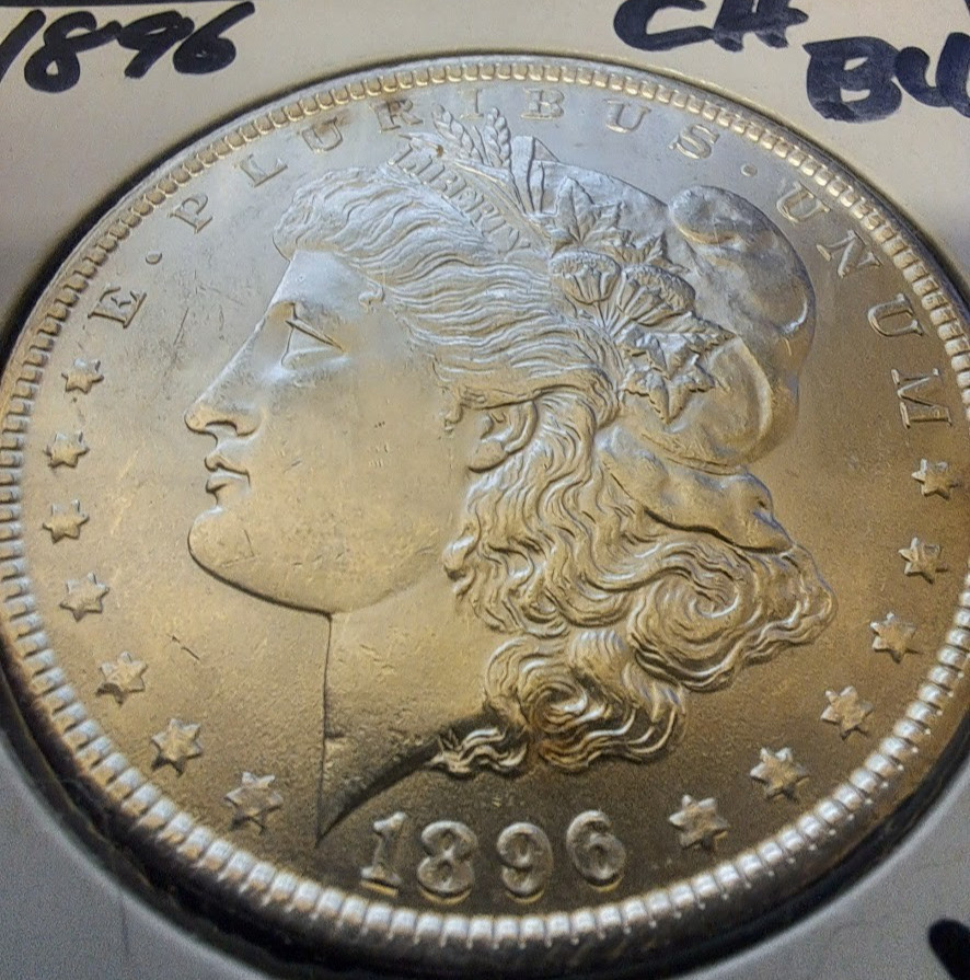 1896-P Morgan Silver Dollar Gemmy BU Bargain Silver SILVER!!!