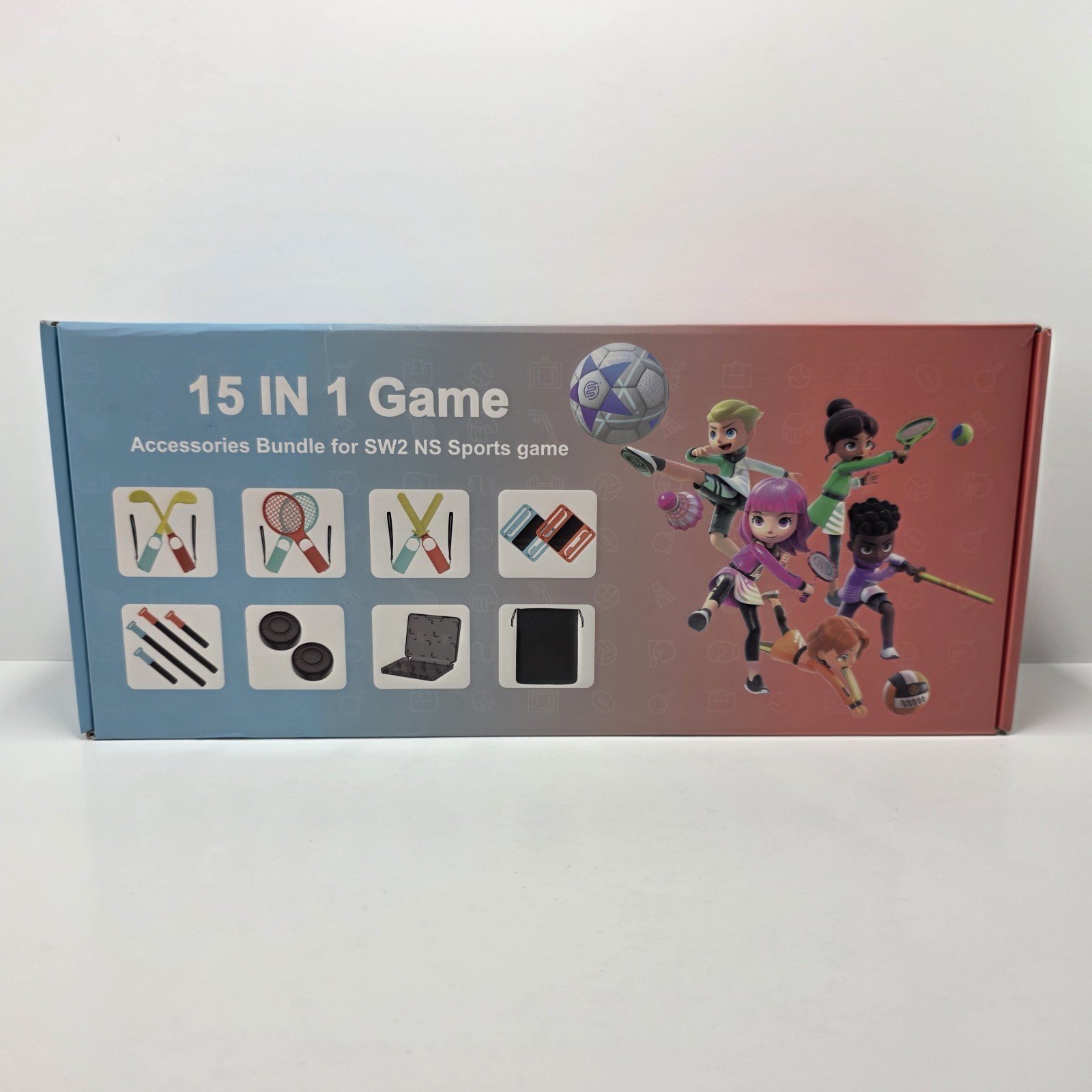 15 in 1 Switch 2 Sports Bundle Accessories Kit for Nintendo Switch 2 New