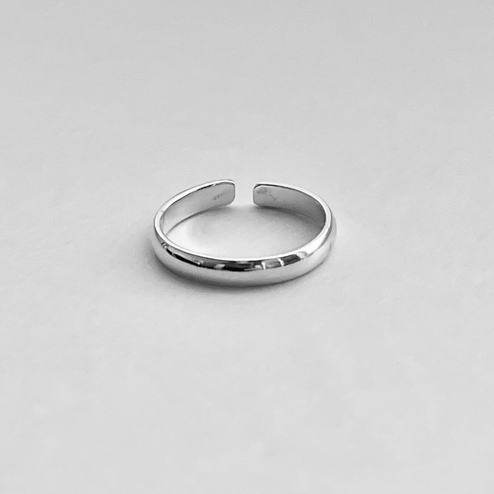 Sterling Silver 2.5MM Band Toe Ring, Silver Rings, Silver Band, Adjustable