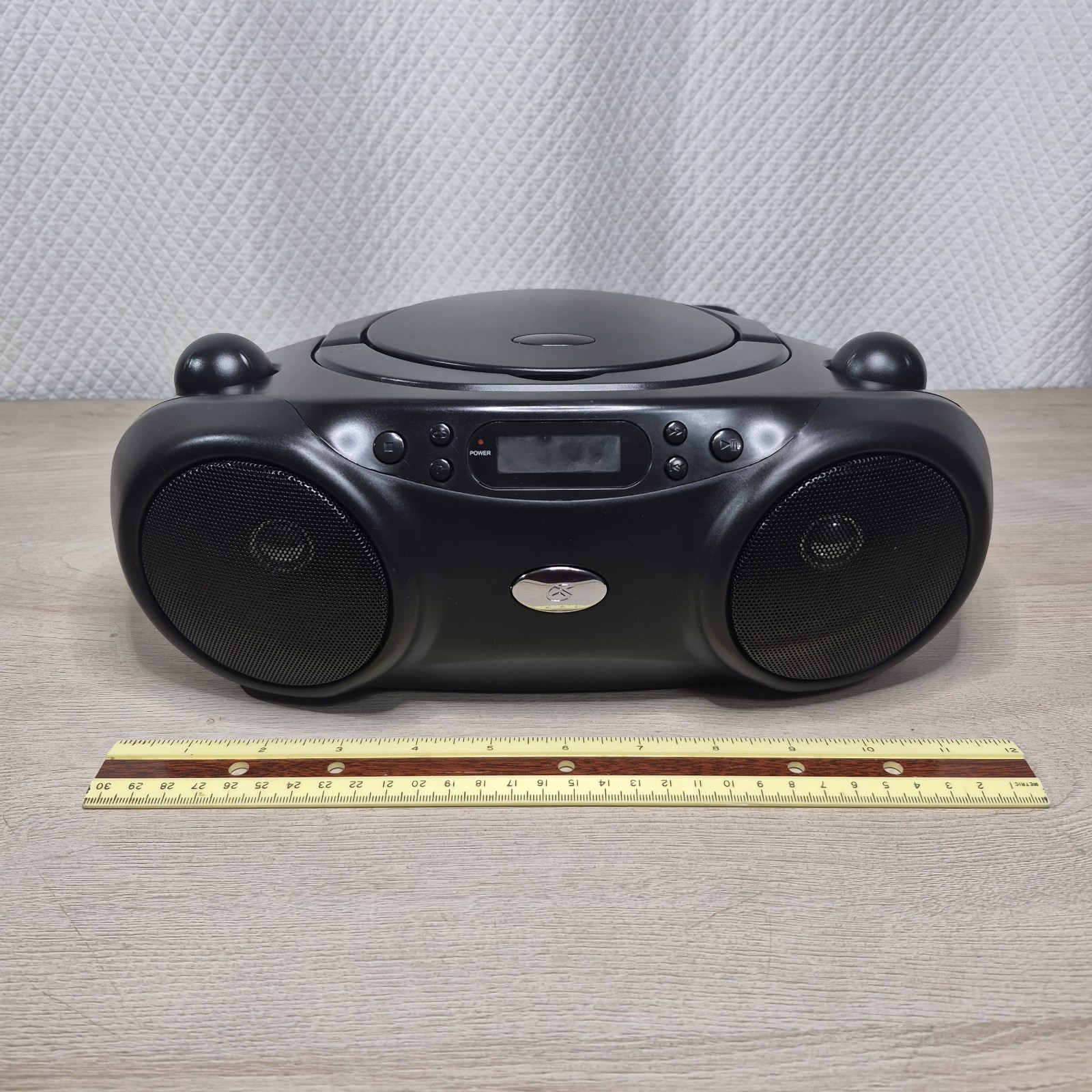 GPX Portable CD/ Radio Boom Box. Tested