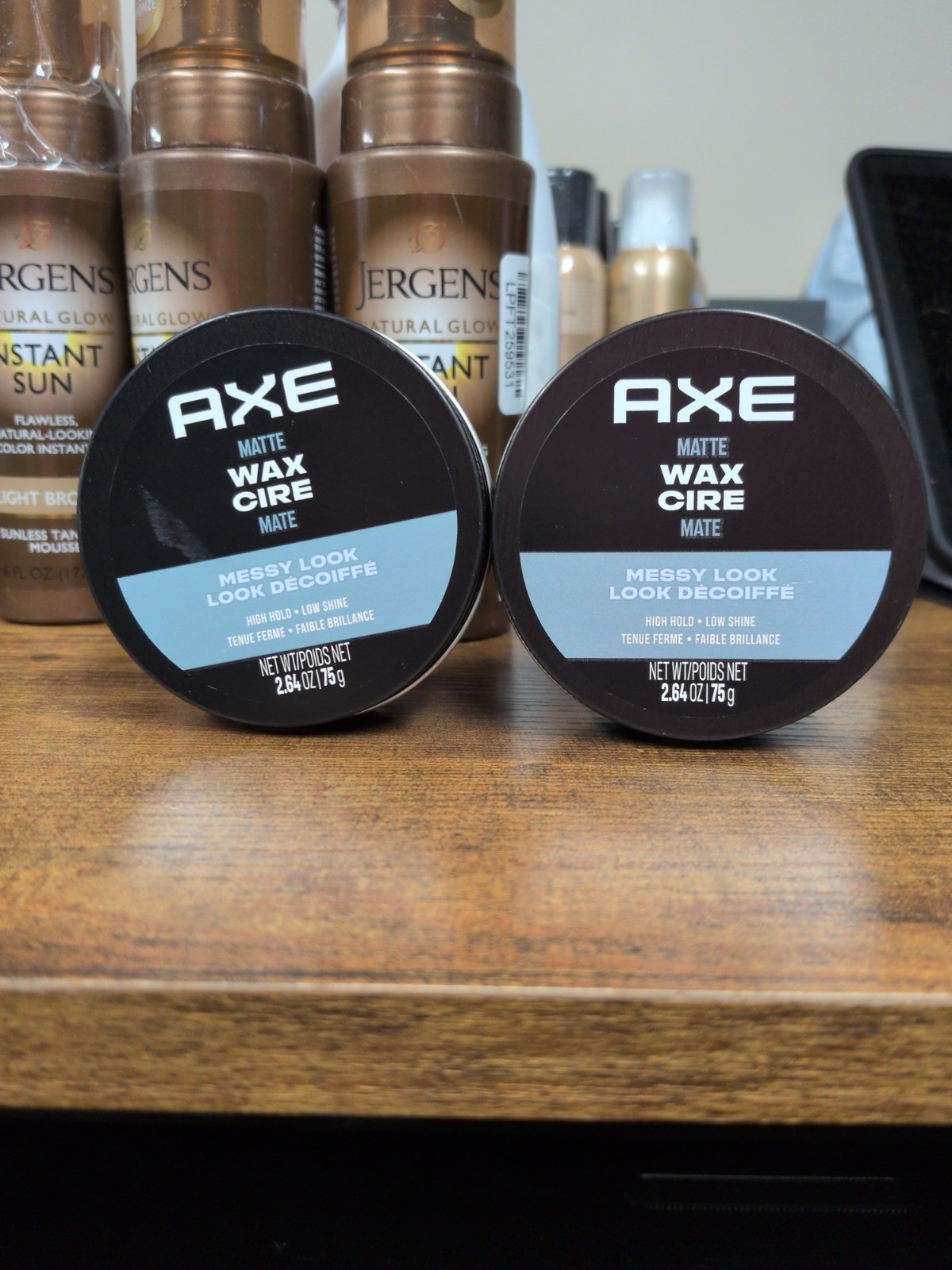 2 Pack AXE Styling Matte Wax High Hold Low Shine, 2.64 oz (75 g) Discontinued