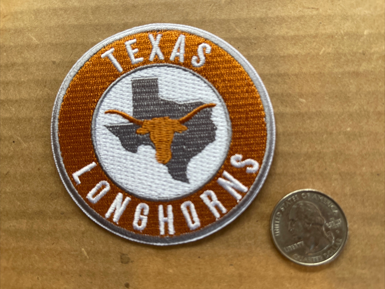 Texas Longhorns Vintage Embroidered Iron On Patch 3” X 3”