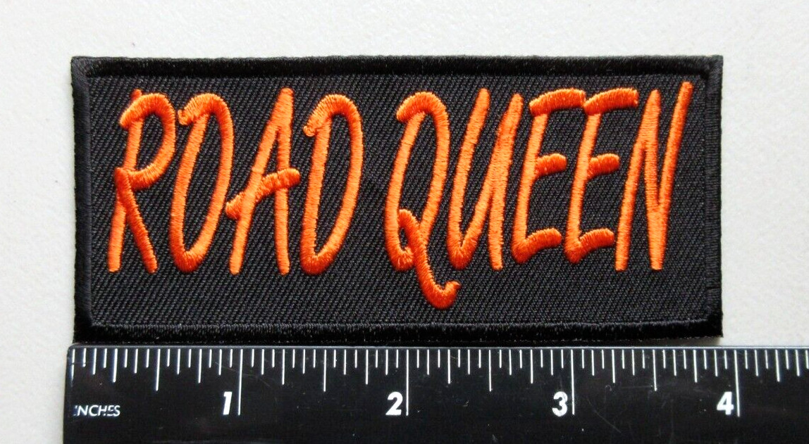 🔥ROAD QUEEN LADY BIKERS LADY MOTORCYCLE RIDERS VEST JACKET HAT IRON ON PATCH