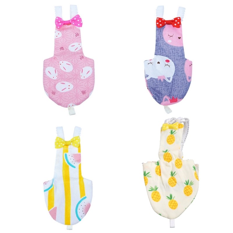 Bird Diaper Parrot Flight Suit for Pigeons Macaw Cute Print Patterns Clothing