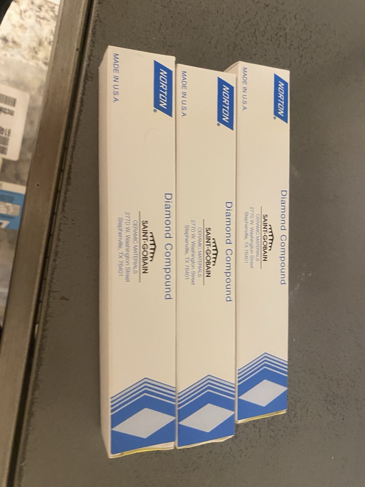 Norton Diamond Compound #3 Lot of 3 Unopened
