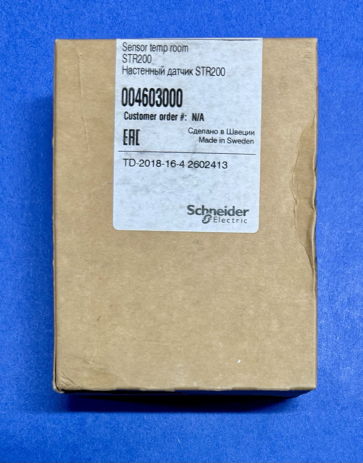 TAC Schneider Electric Sensor Temp Room STR200