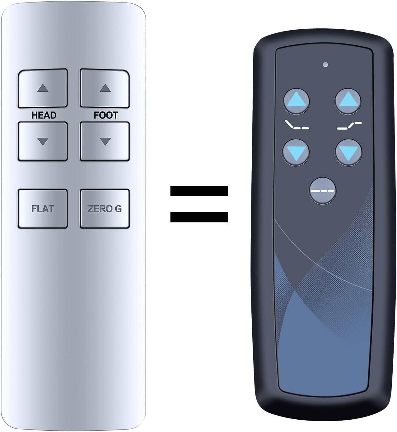 PZL RF358C Remote Control for Tempur-Pedic Ease 1.0 2.0 Adjustable Bed Base