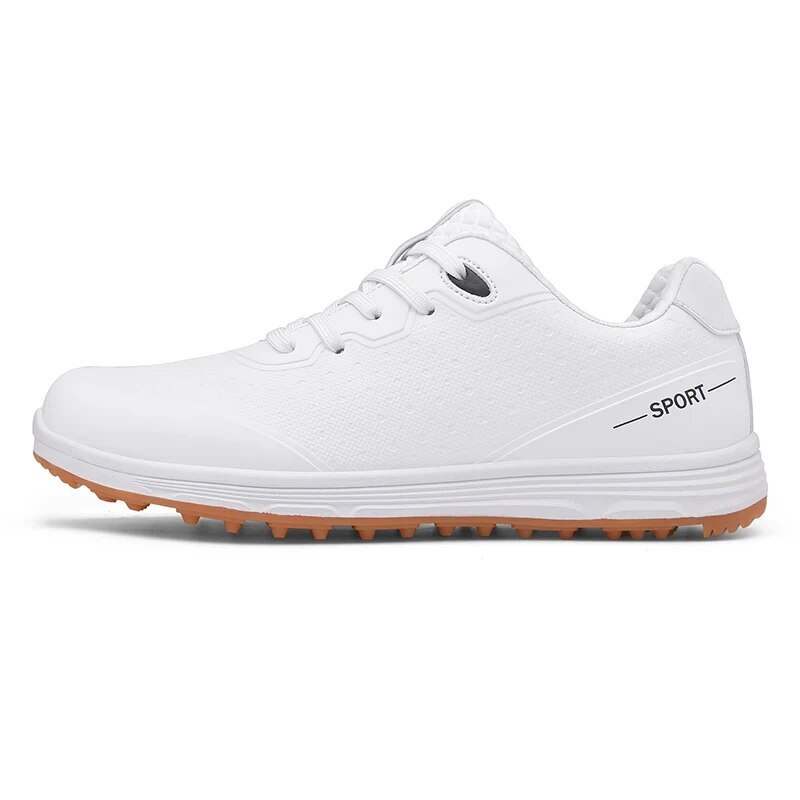 Men Women Lace-up Training Golf Shoes Outdoor Breathable Walking Shoes Sneakers