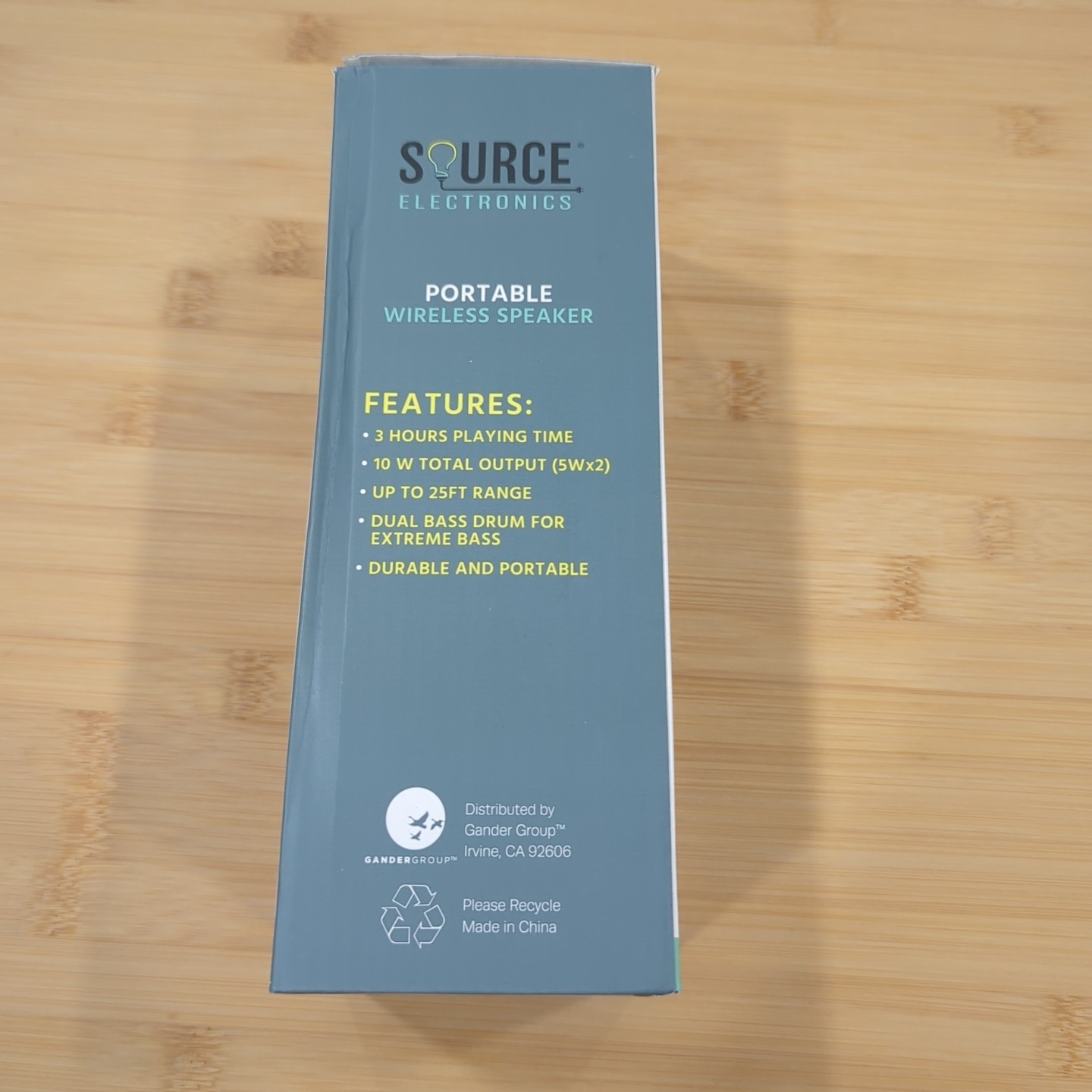 *NEW Source Electronics Wireless Bluetooth Speaker 10W Total