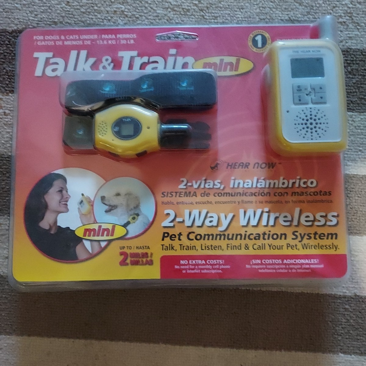 New Talk & Train MINI 2 Way Wireless Pet Communicate  Call GPS Collar Dog Puppy