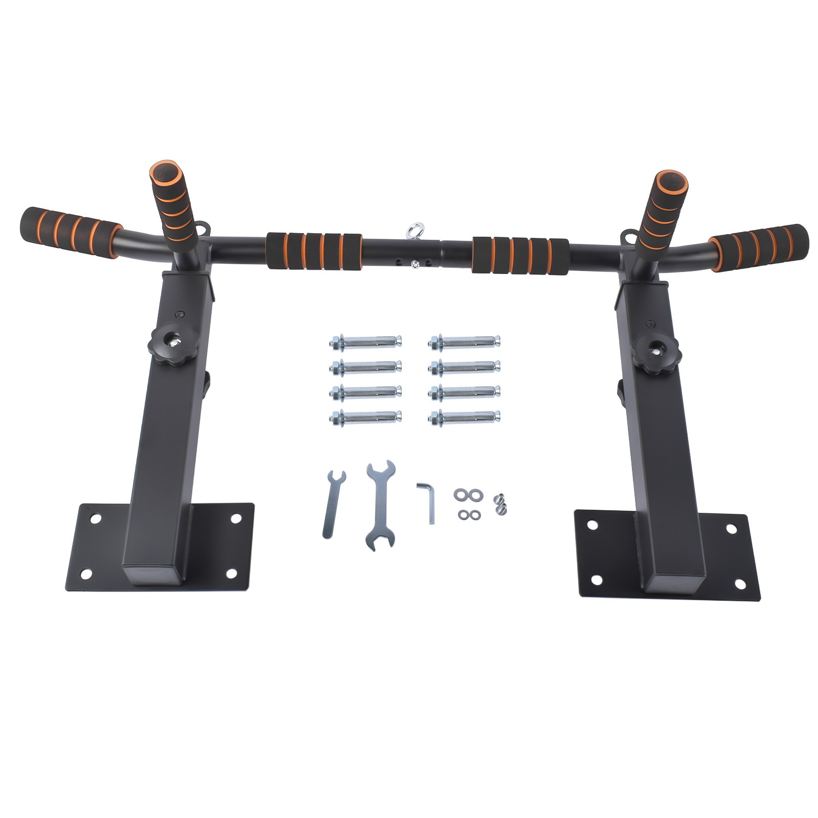 Training Equipment Supports to 440 Lbs Fitness Dip Stand Chin Up Bar Iron