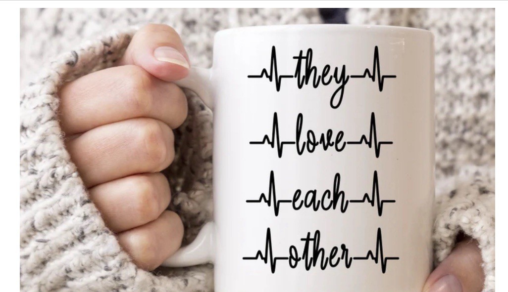 They Love Each Other Heartbeat Grateful Dead Inspired Coffee Mug 11 Oz