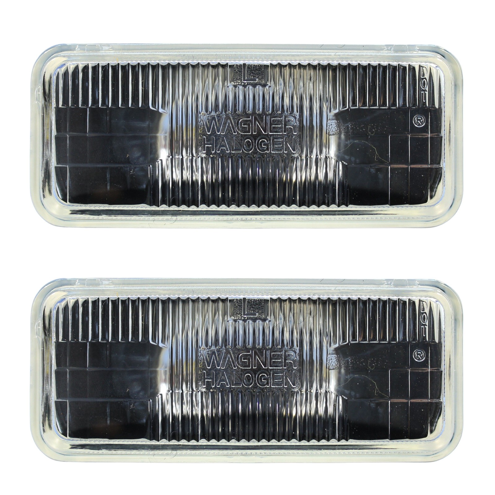 2 Philips Rectangle Halogen Headlamps C-8 12V 55W Low Beam fits 93-97 Camaro