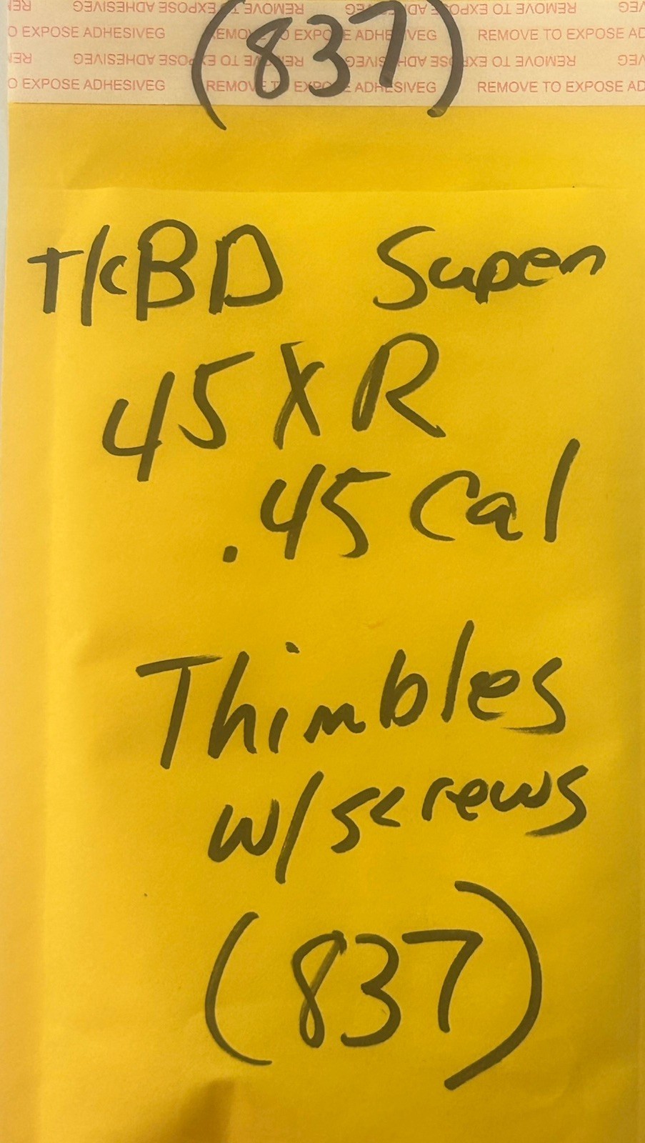 Thompson Center Black Diamond Super XR Inline Muzzleloader Thimbles With Screws