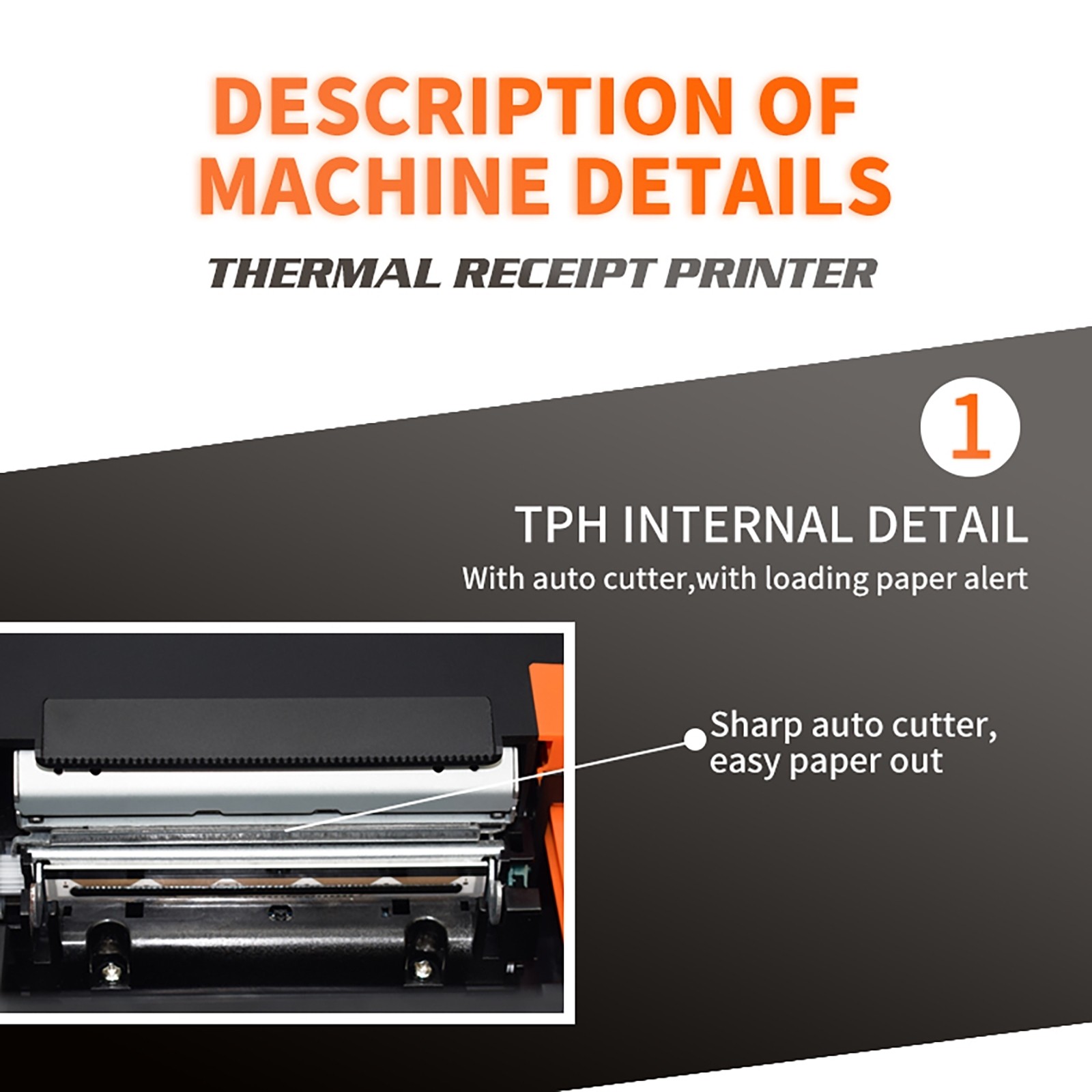 80mm Thermal Receipt Auto Cutter POS Printer Machine USB & bluetooth AU Plug