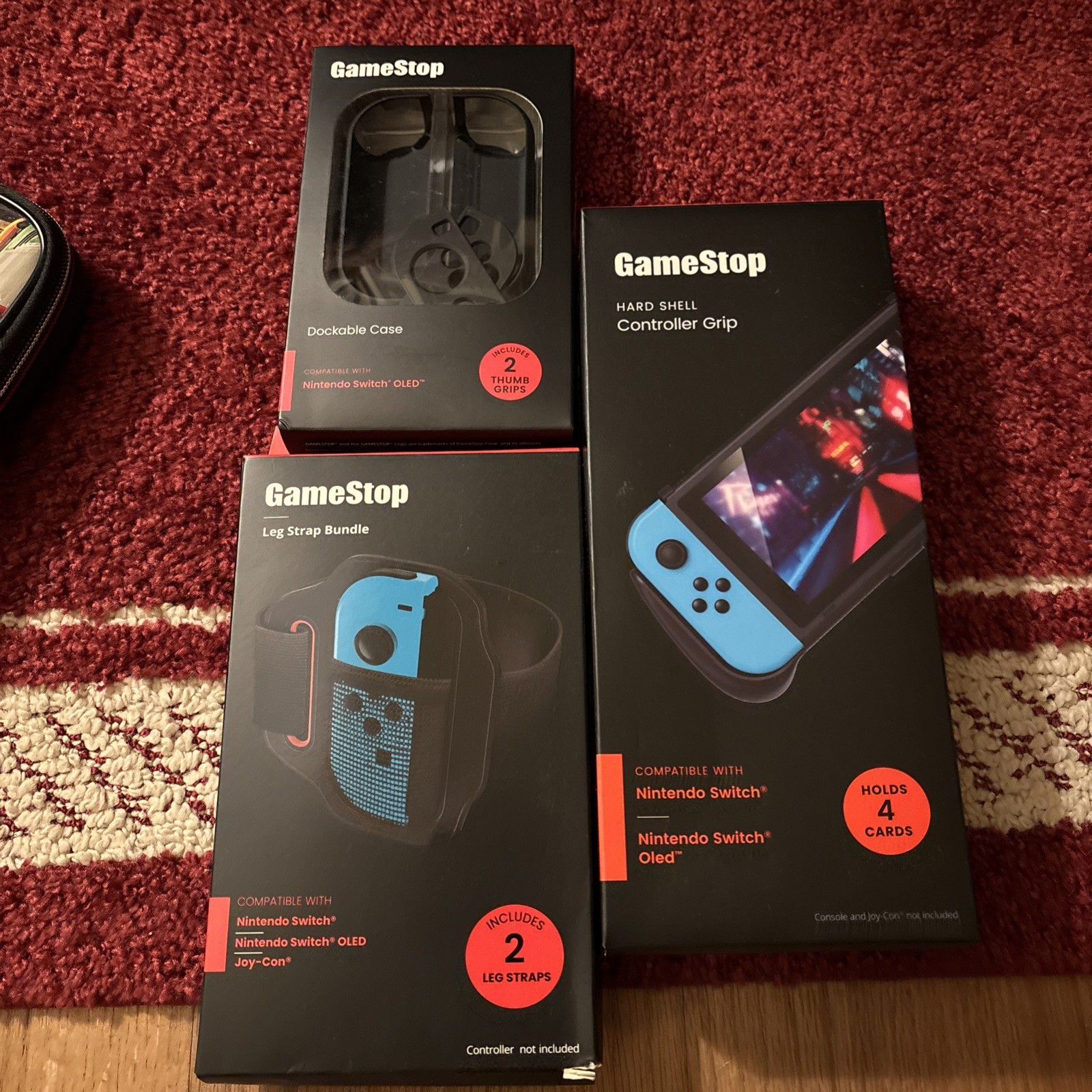 Nintendo Switch Accessories,wireless Controller,Dock,Joy-Con Charger,Grips,￼