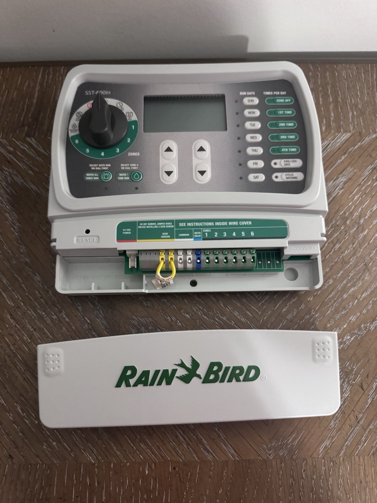 Rain Bird SST-600in 6 Station Irrigation Timer - No Power Adapter - Untested