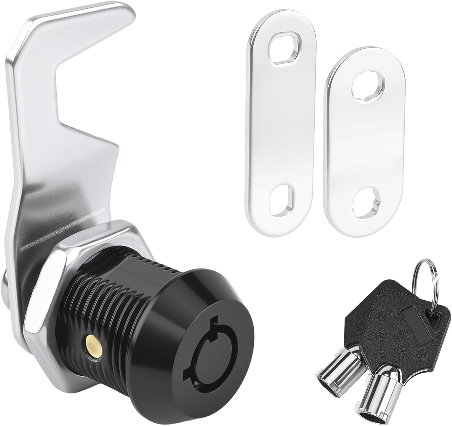 Harbor Freight Tool Cart Lock - Zinc Alloy (5/8 Inch 1 Pack-Black) - Hook Cam