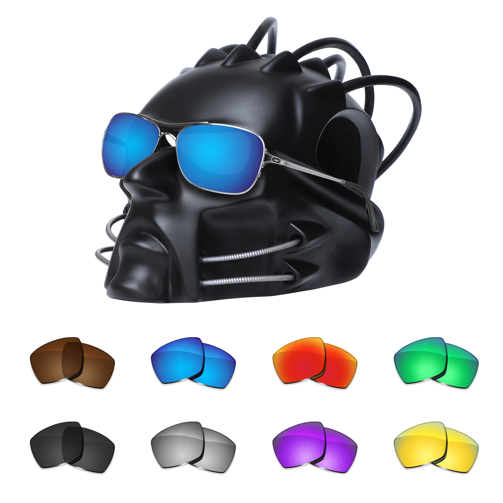 KEYTO Polarized Lenses Replacements for-Oakley Conquest OO4101 Sunglasses