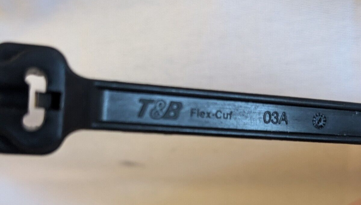 20-THOMAS/BETTS 22" FLEX CUT DISPOSABLE SINGLE USE CUFFS SINGLE LOOP RESTRAINTS