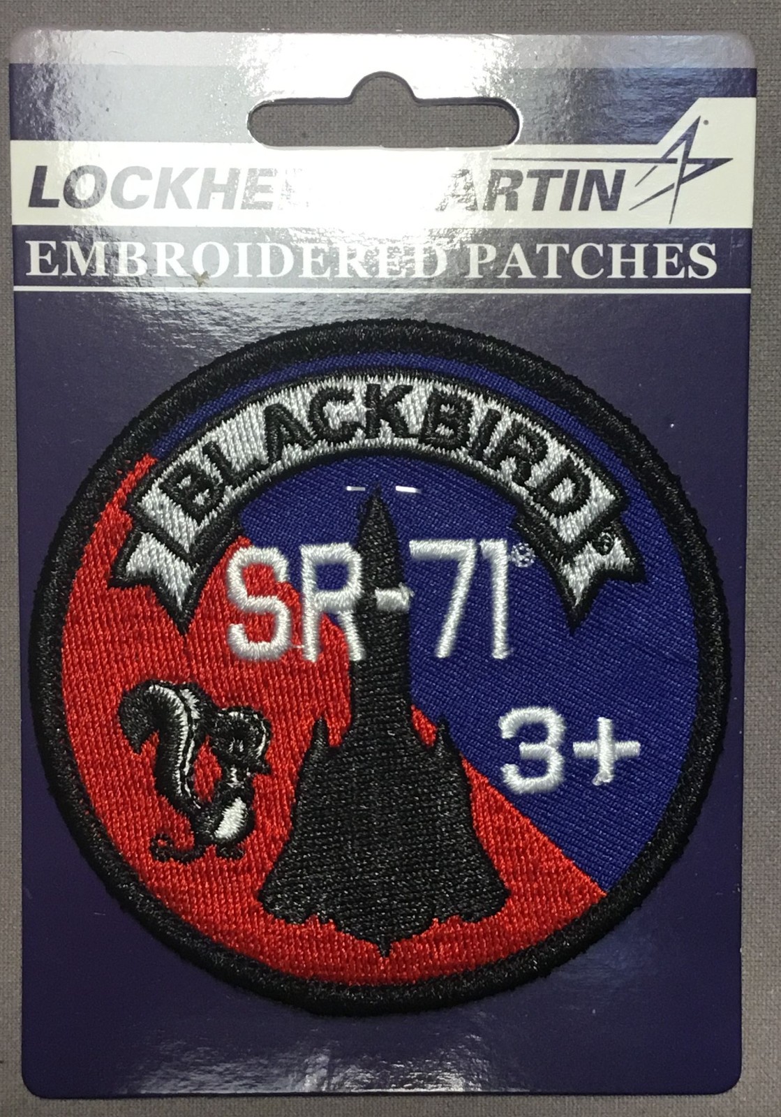 USAF Lockheed Martin SR-71 Blackbird 3+ patch
