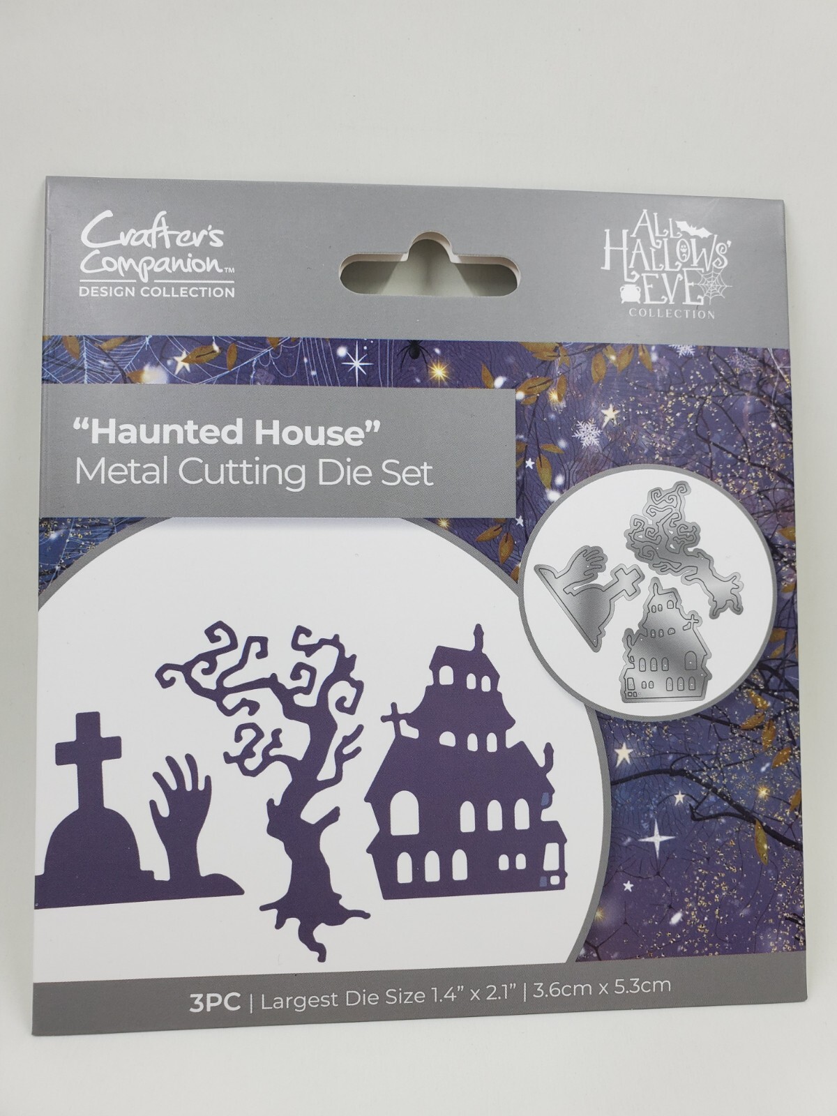 CCHA1 Crafters Companion All Hallows Eve Halloween Haunted House Graveyard  Dies